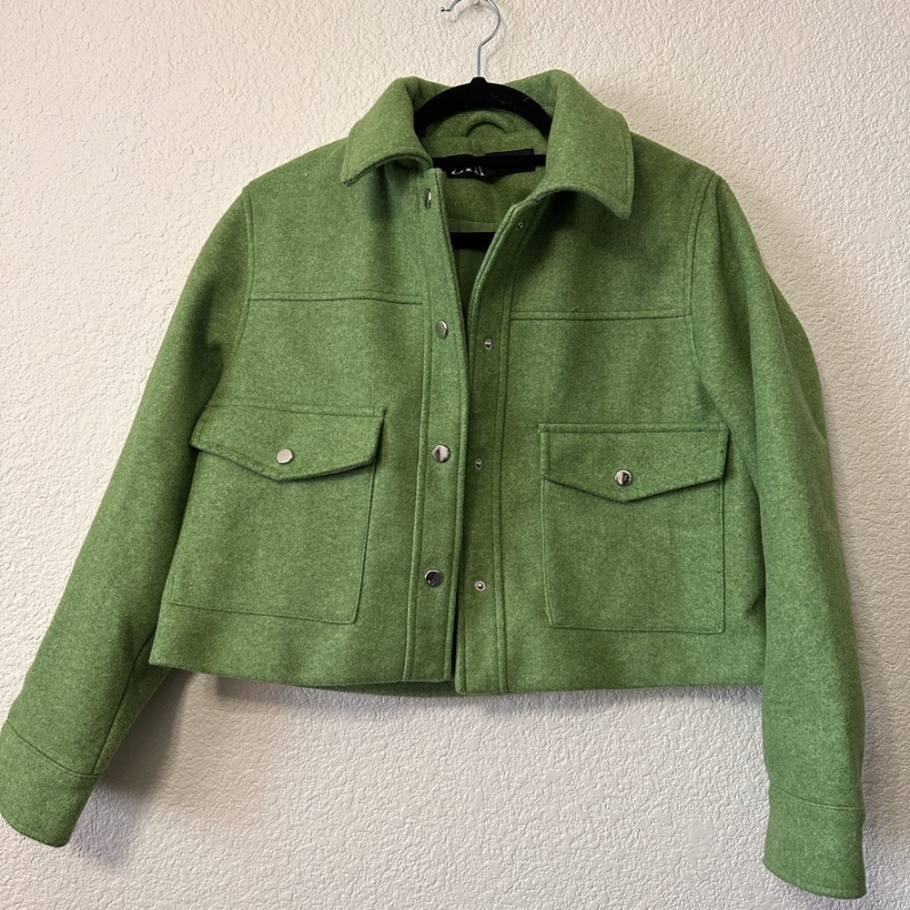 Green Zara Jacket/Shacket